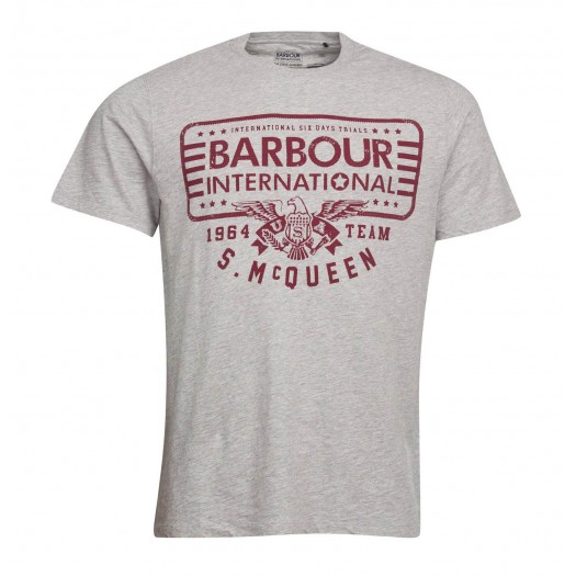 Barbour Eagle T-shirt Grigia
