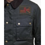Giacca Steve McQueen Barbour Workers Wax - Sage
