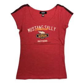 T-shirt Mustang Sally 64 rossa Donna