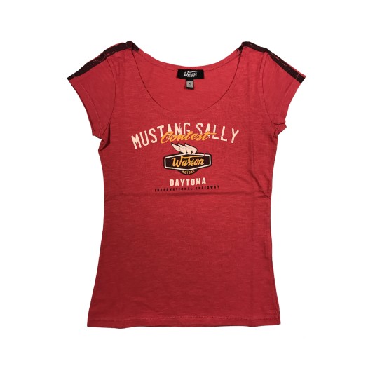 T-shirt Mustang Sally 64 rossa Donna