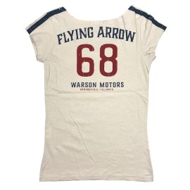 T-shirt  Flying Arrow 68 bianca Donna