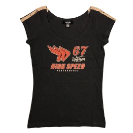 T-shirt  High Speed 67 carbone Donna